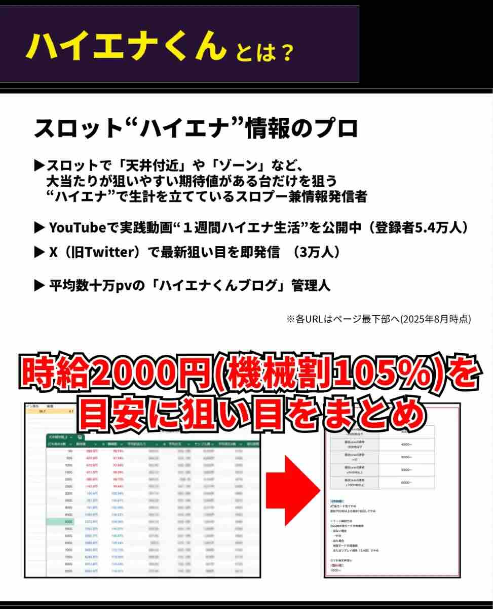 ハイエナくんとは