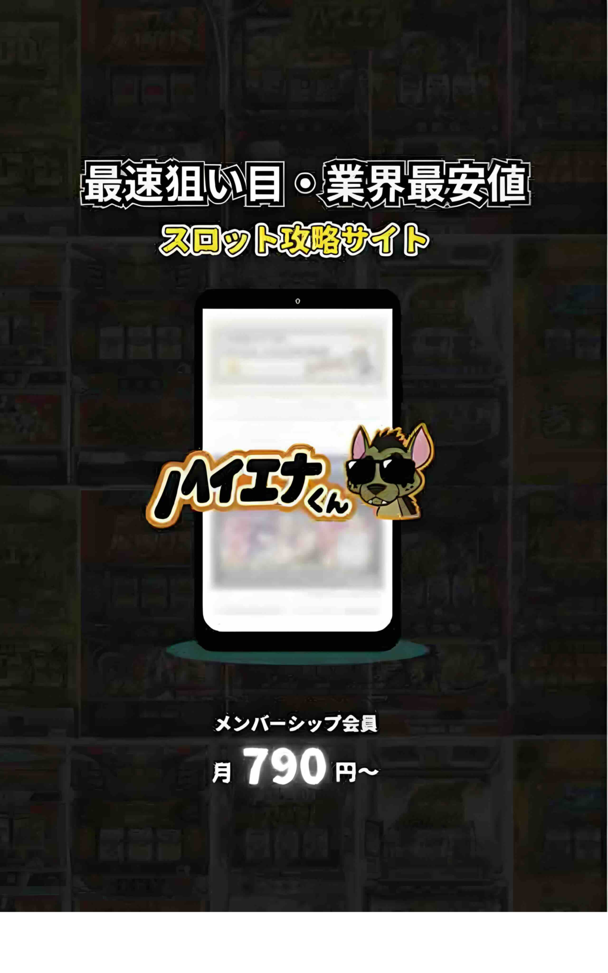 ハイエナくんメンバーシップ メインイメージ
